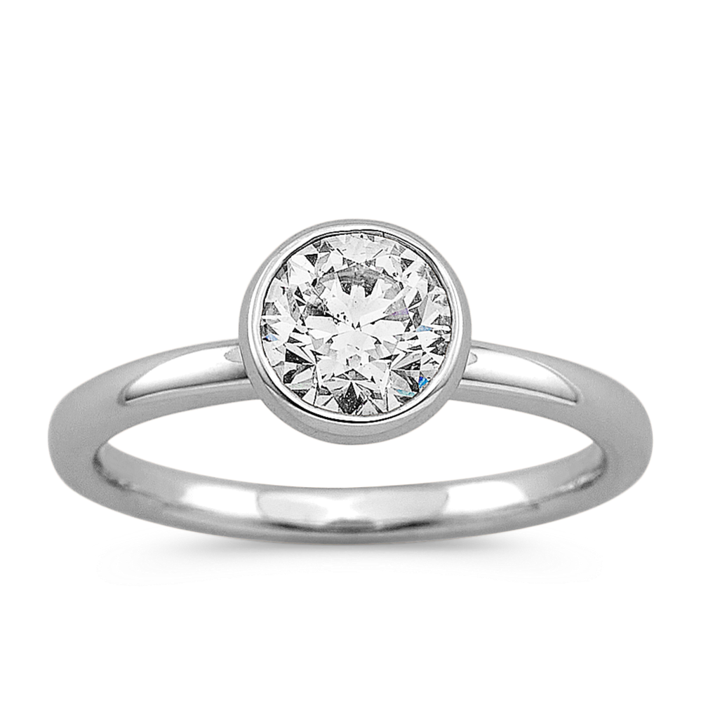 Bezel-Set 1.00 ct. Diamond Engagement Ring