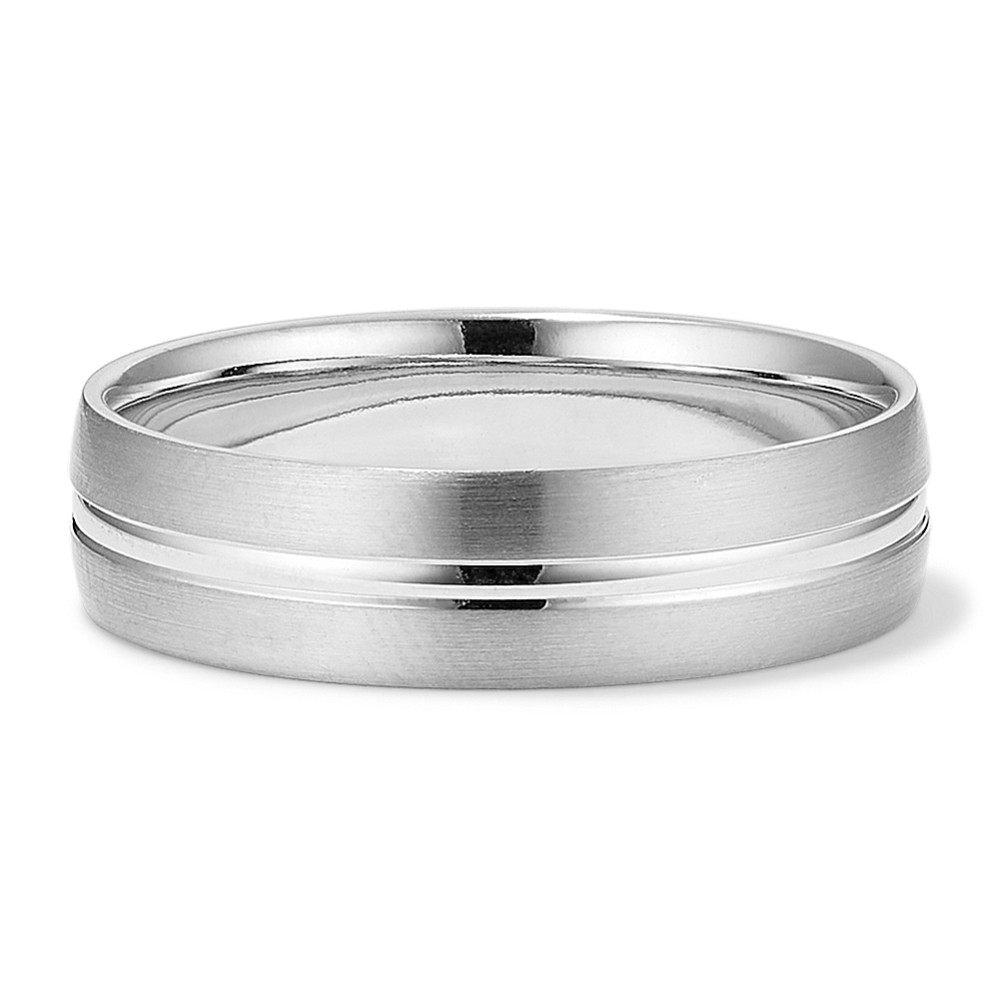 Equator 14K White Gold Band (6mm)