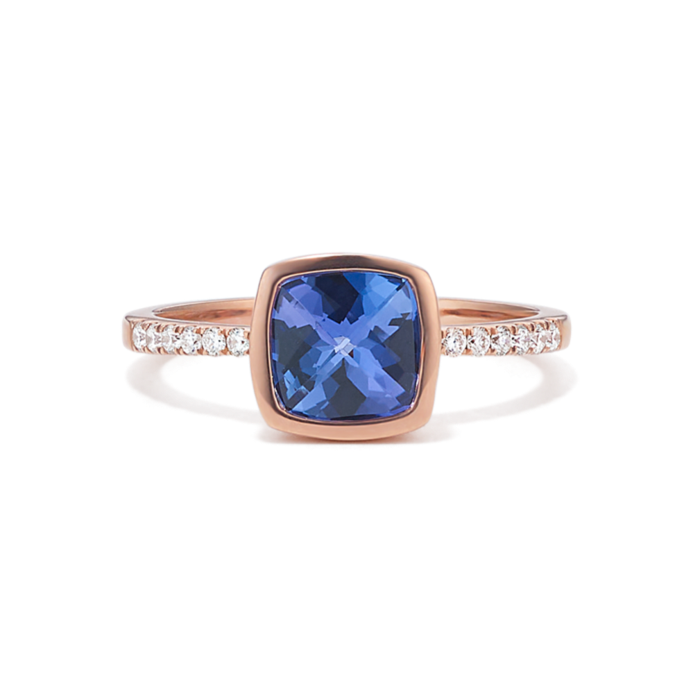Elara Tanzanite & Diamond Ring