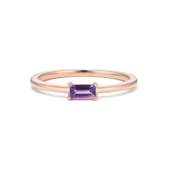 Ravello Stackable Amethyst Ring
