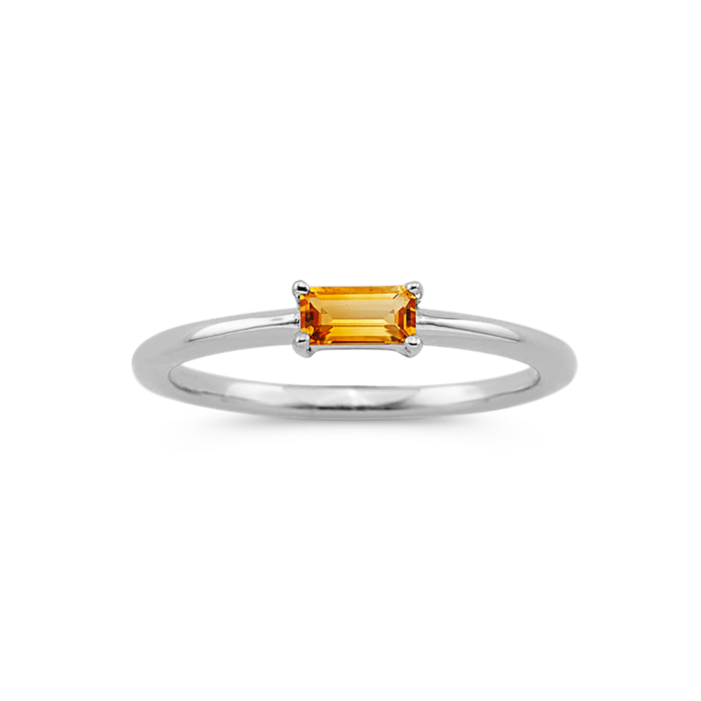 Citrine 2025 stacking ring