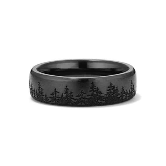 Treeline Titanium Band (6.5mm) | Shane Co.