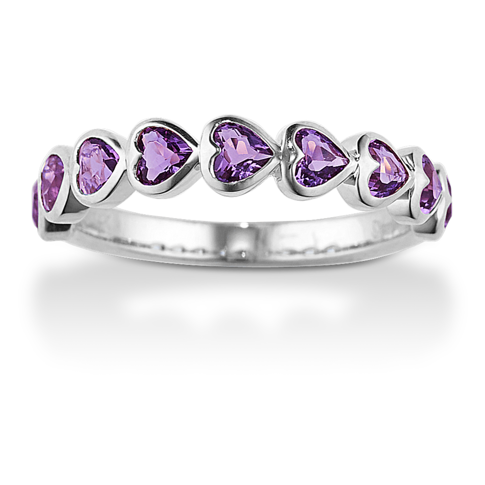 Adore Bezel-Set Amethyst Ring