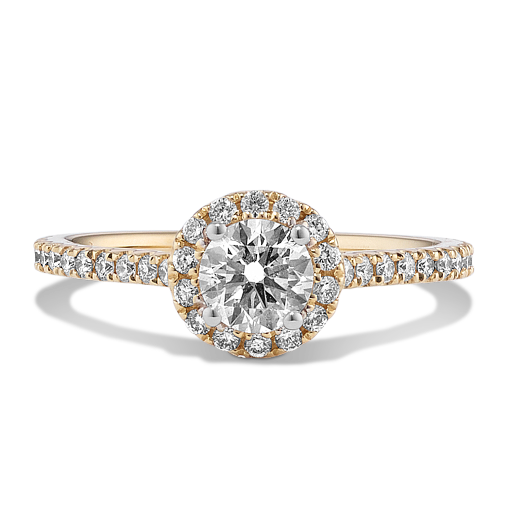 Ella Round 0.50 ct Diamond Engagement Ring