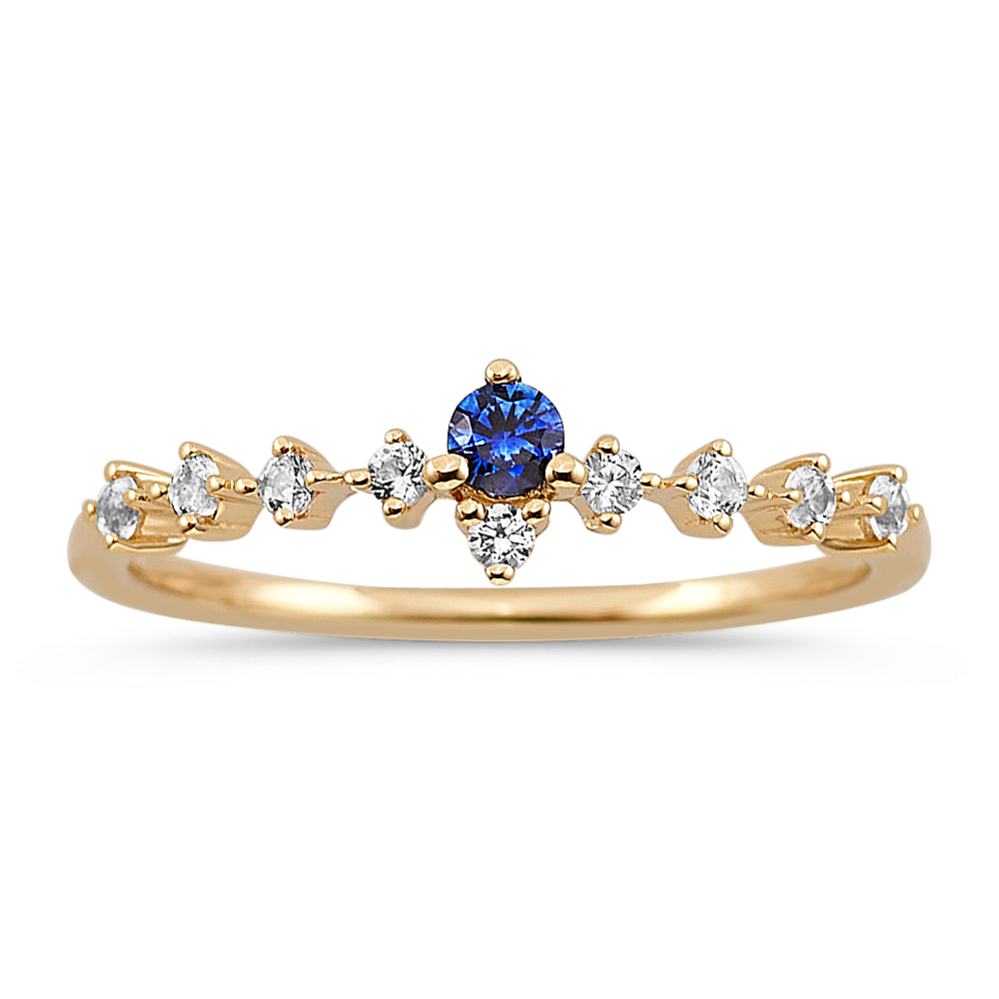 Cordoba Blue & White Sapphire Ring