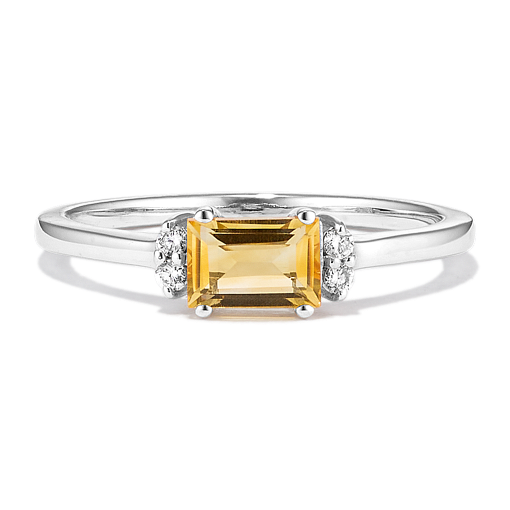 Raine Citrine & Diamond Ring