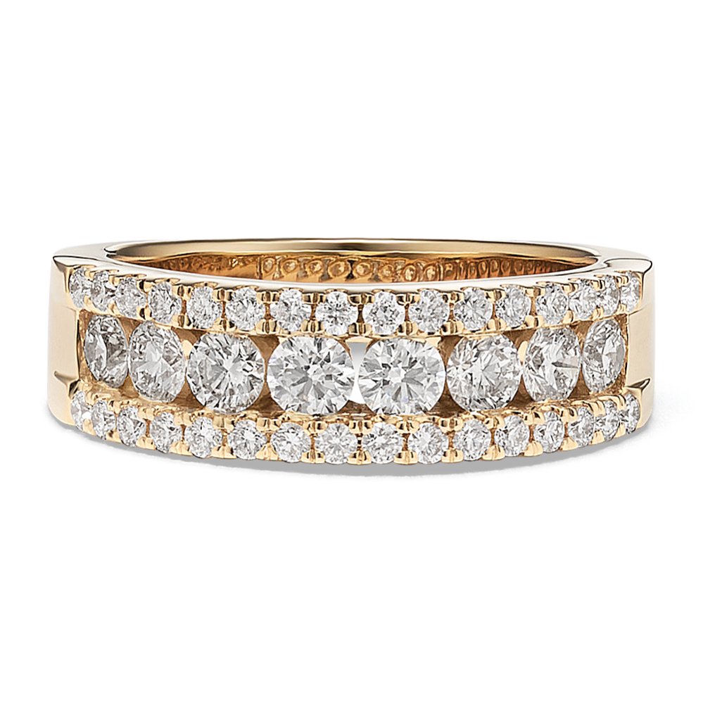 Scala Triple Row 1.10 tcw Diamond Band