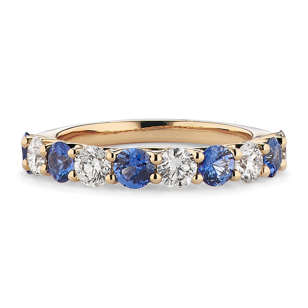 Mystique 1.75 tcw Sapphire & Diamond Band