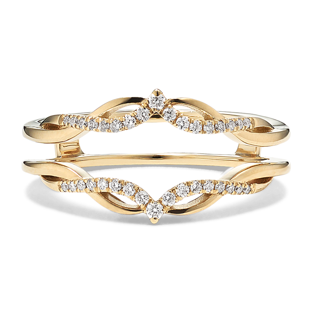Allemande Diamond Contour Ring Guard