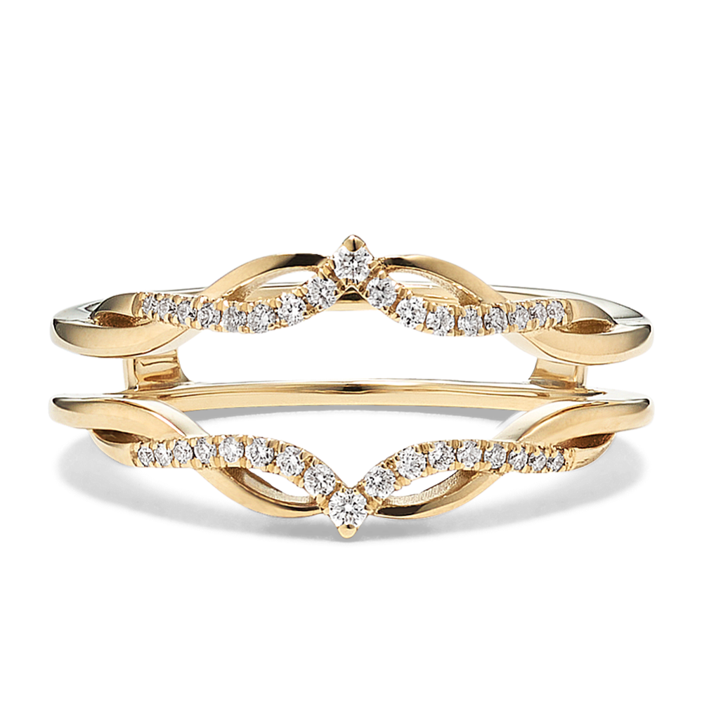 Allemande Diamond Contour Ring Guard