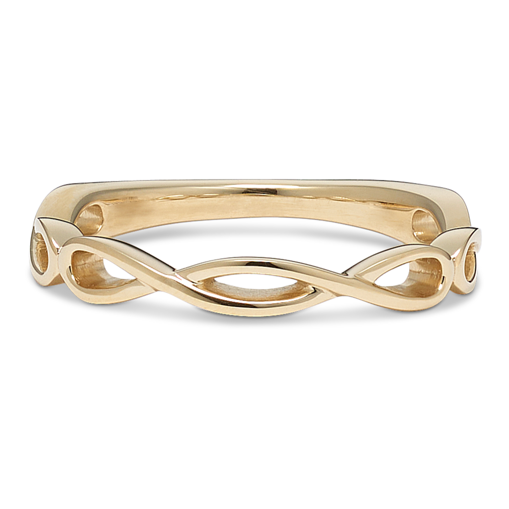 Sofia 14K Yellow Gold Infinity Band