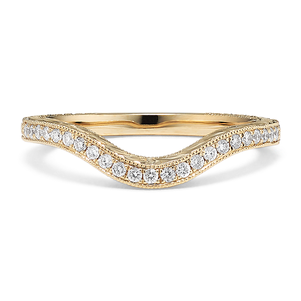 Solana Pave Contour Band