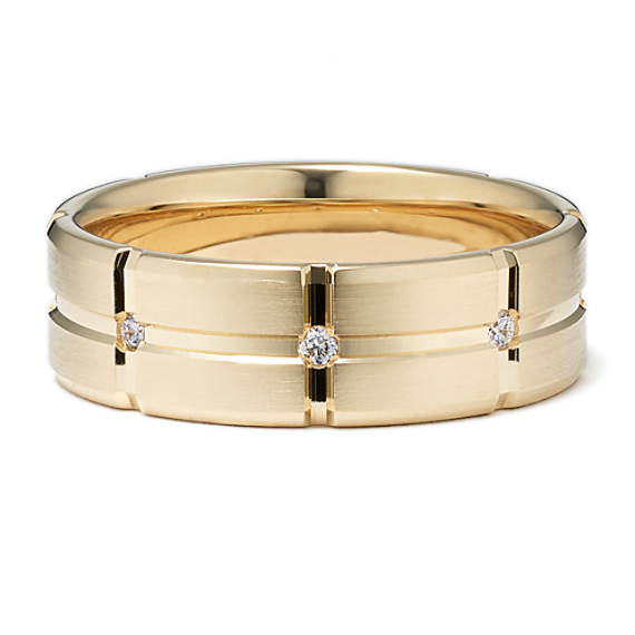 Rex Round Diamond Band (7mm)