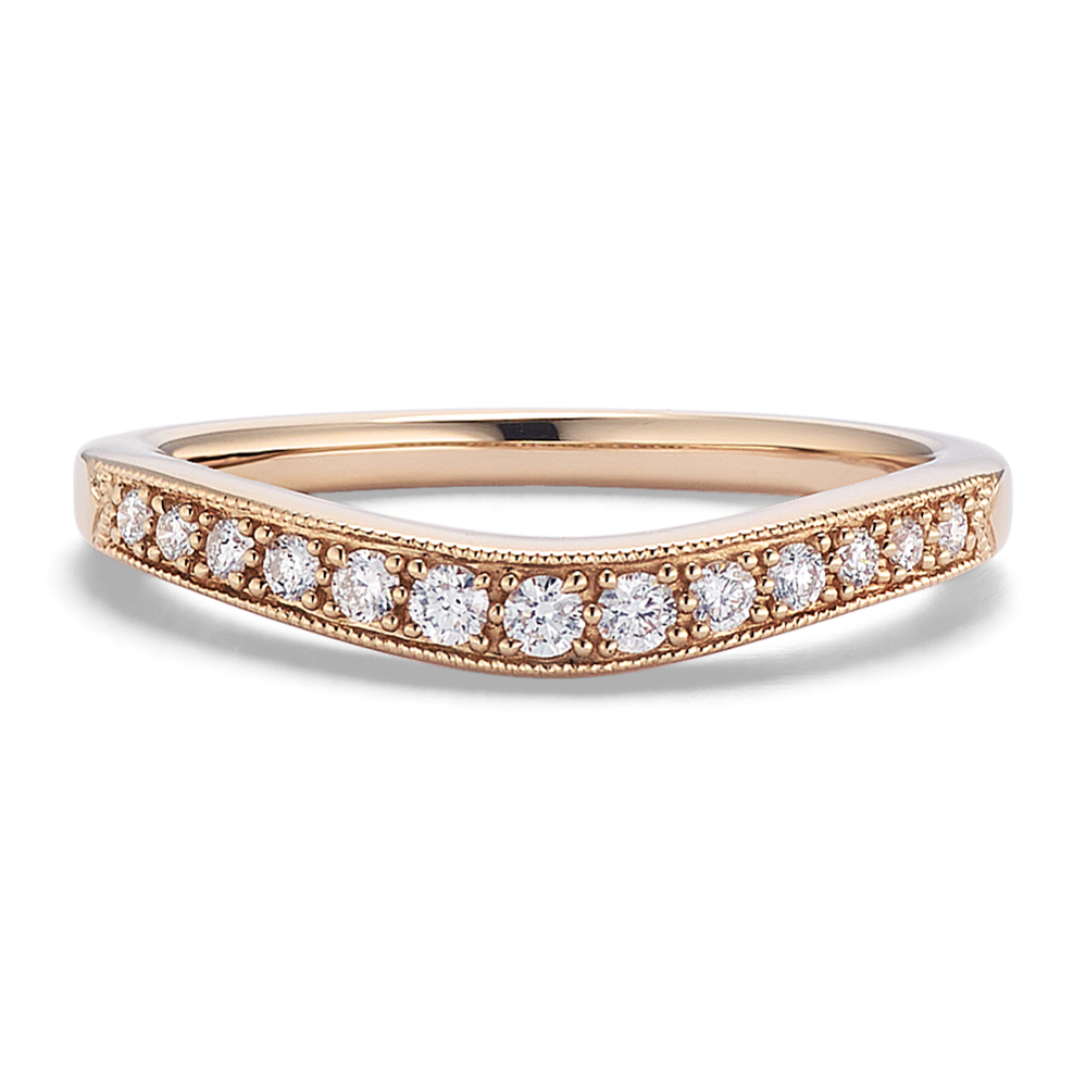 Alenka Diamond Contour Band