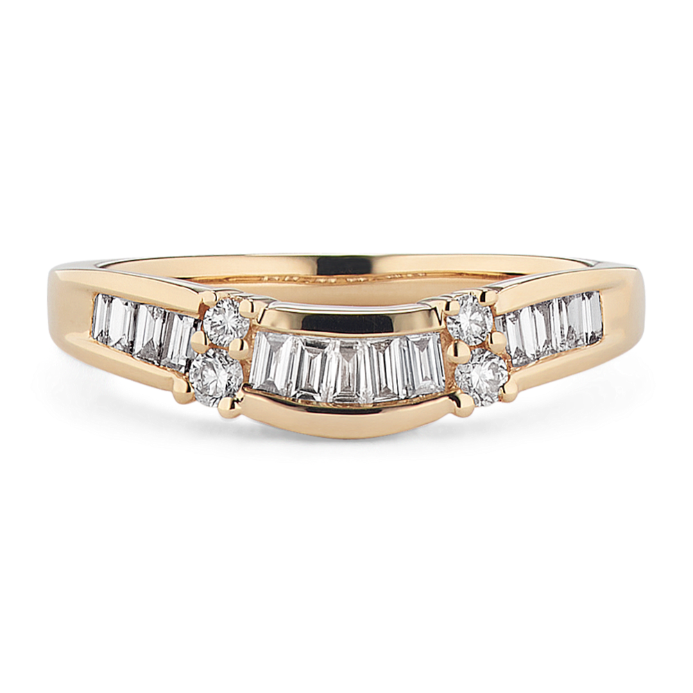 Napier Diamond Contour Band