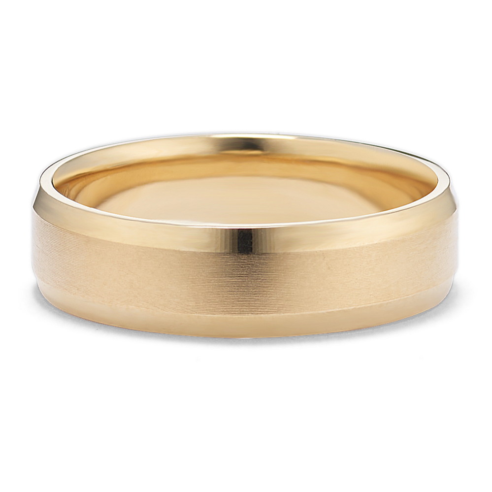 14k Yellow Gold Comfort Fit Ring (6mm)