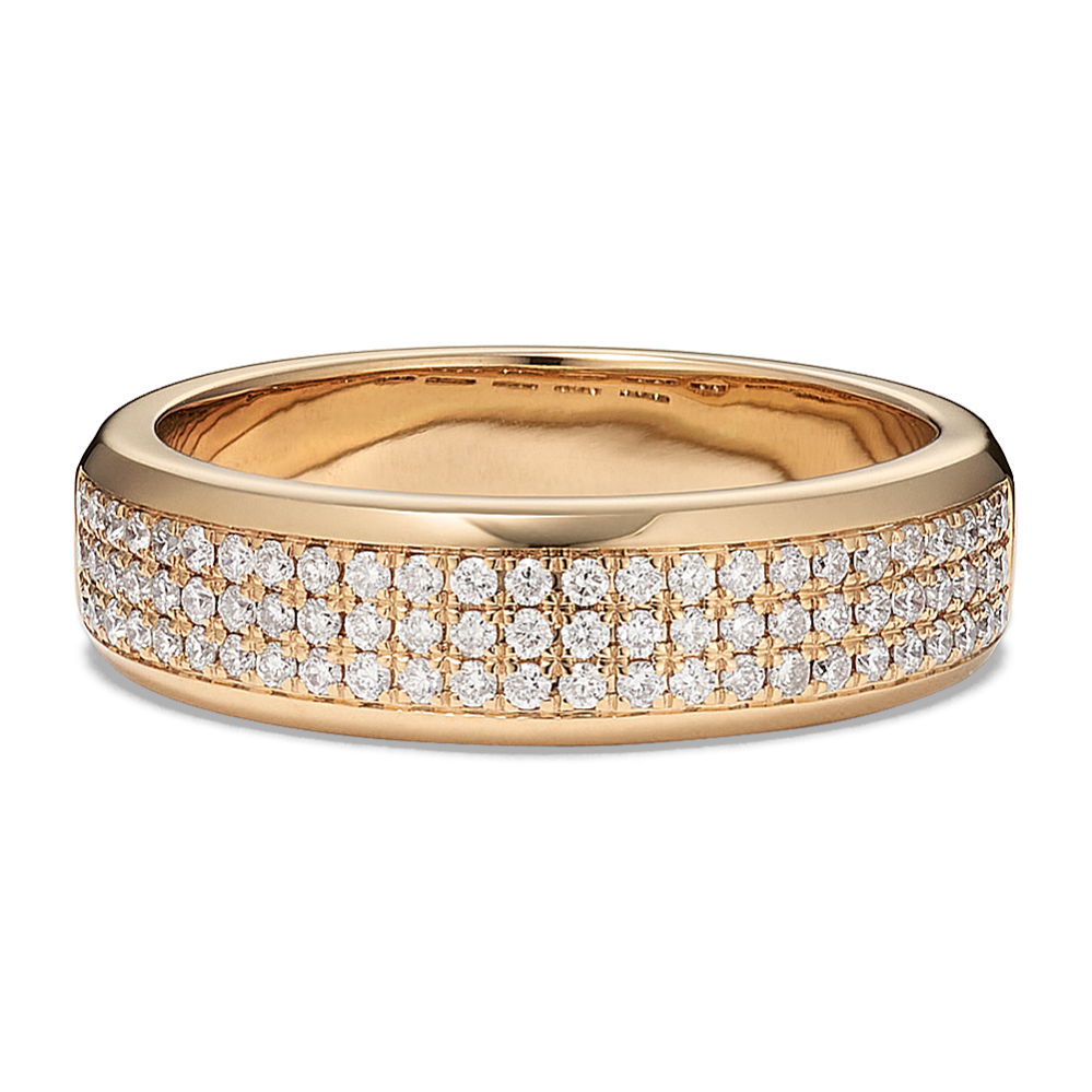 Montreux Triple Row Pave Band (6.5mm)