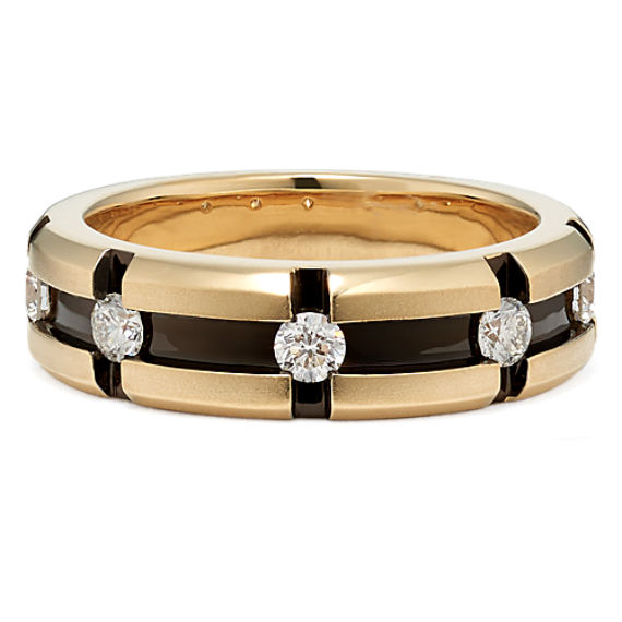 Corsair 14K Yellow Gold & Diamond Band