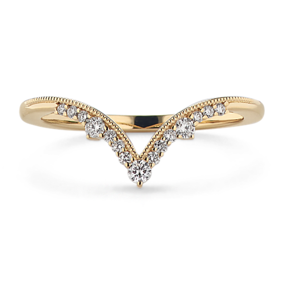 Feather Diamond Chevron Band