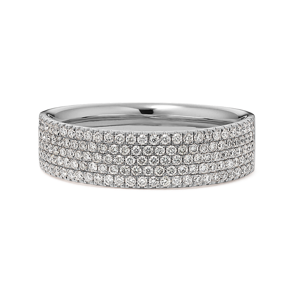 Lenora 0.55 tcw Diamond Pave Band