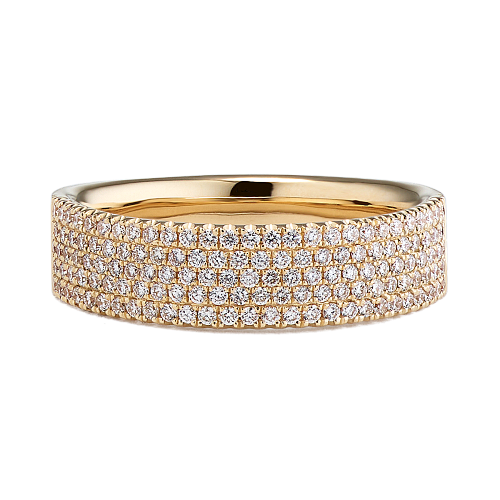 Lenora 0.55 tcw Diamond Pave Band