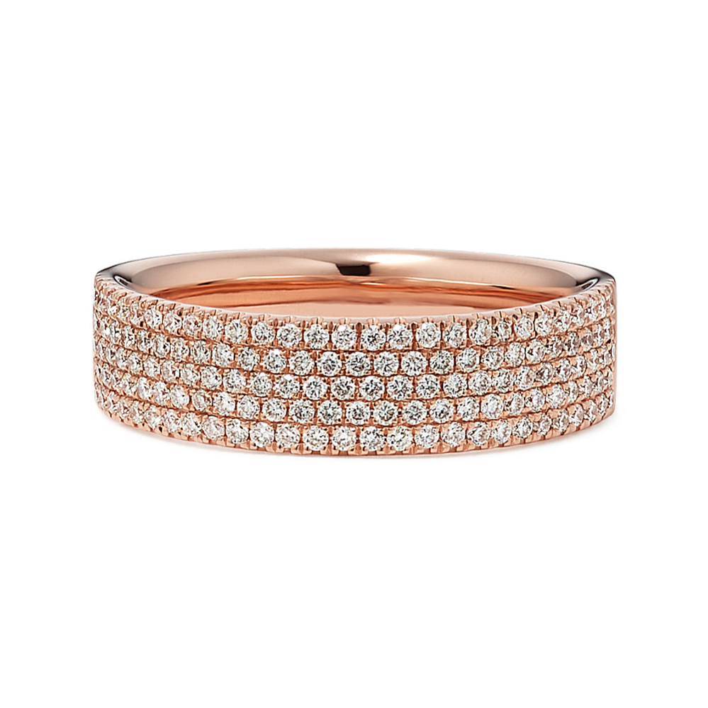 Lenora 0.55 tcw Diamond Pave Band