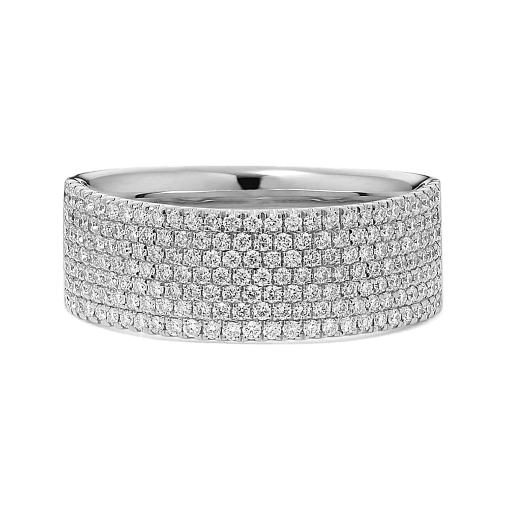Lenora 0.75 tcw Diamond Pave Band