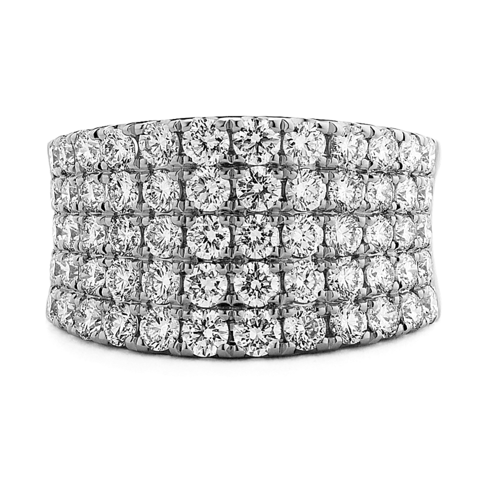Aelina Wide Pave Ring