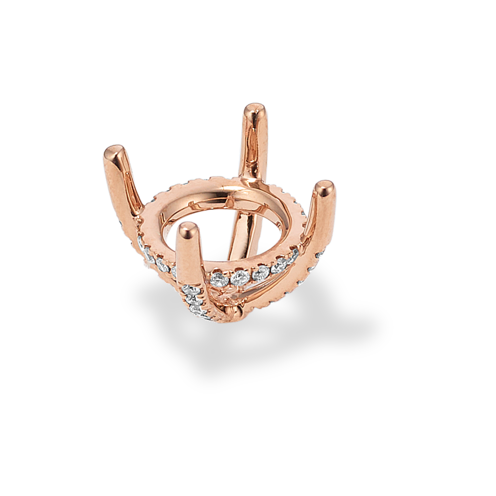 Diamond Pedestal Decorative Crown (Holds apprrox. 9.5mm Round)