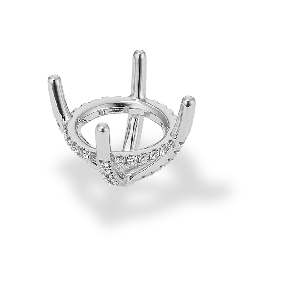 Diamond Pedestal Decorative Crown (Holds approx. 10.4mm Round)