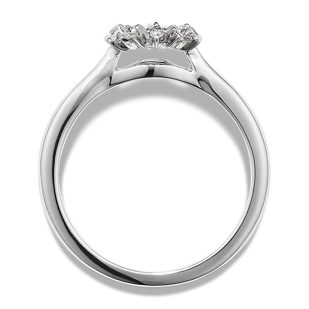 Azalea Hidden Halo Engagement Ring Shane Co.