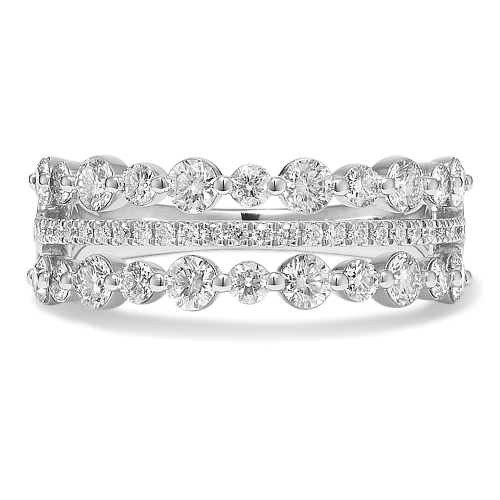 Moira Triple Row Diamond Band