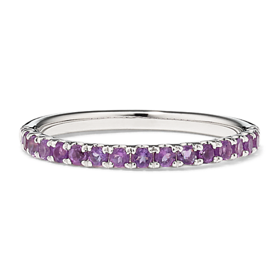 Amethyst Pave Band