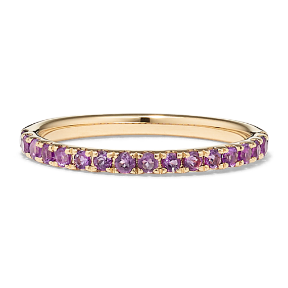 Amethyst Pave Band