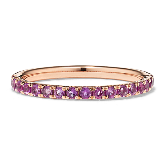Amethyst Pave Band