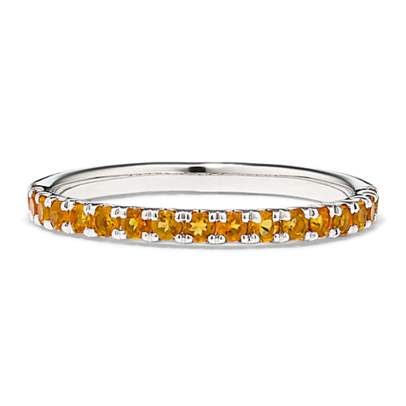 Citrine Pave Band