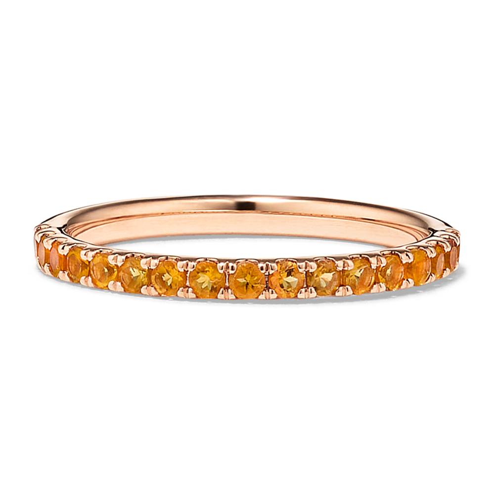 Citrine Pave Band