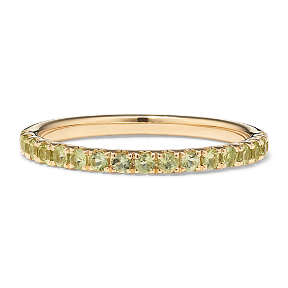 Peridot Pave Band