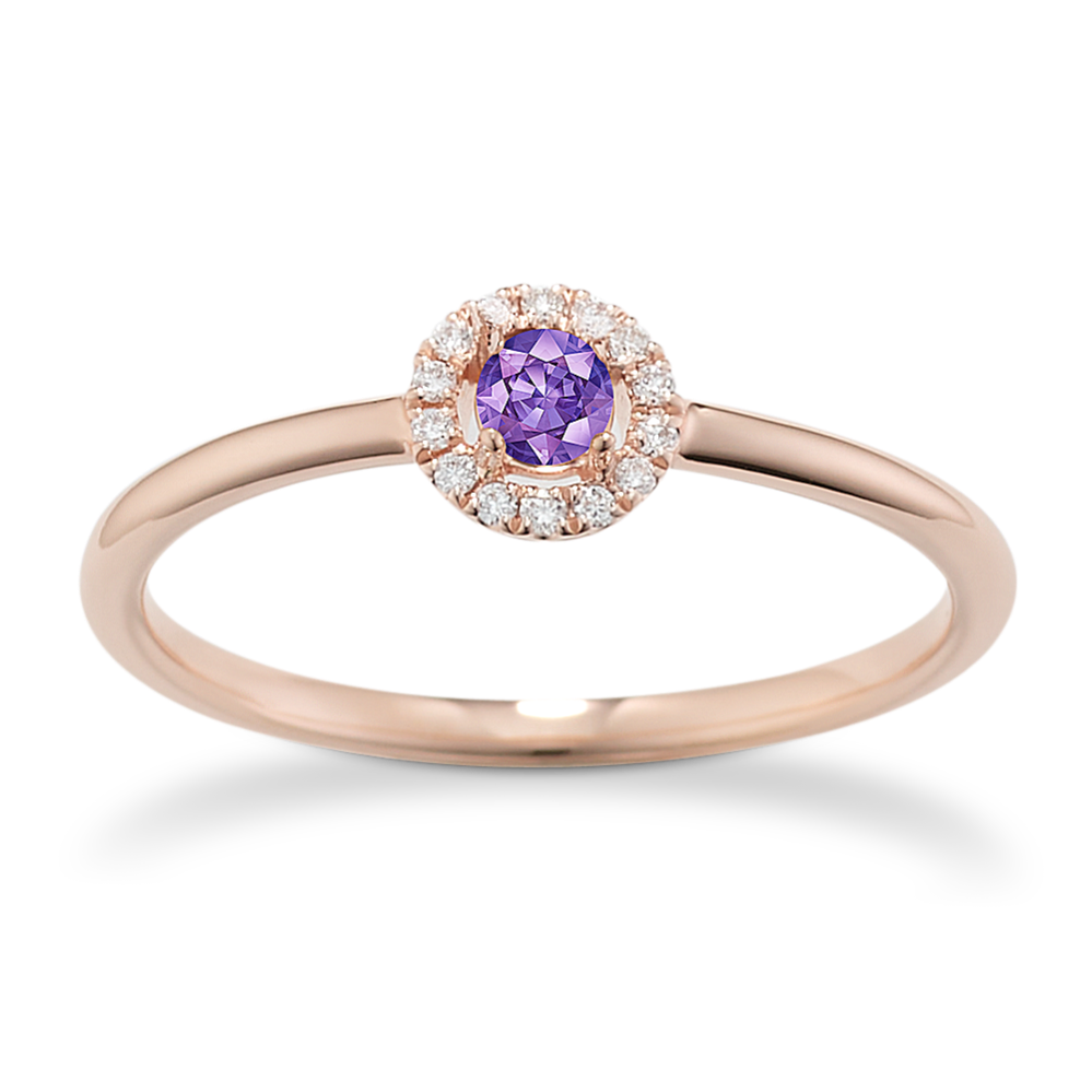 Ari Pick-Your-Gem Halo Ring (3mm Round)