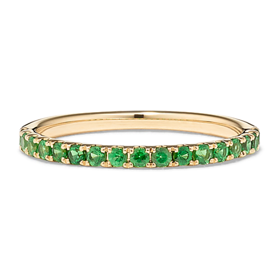 Tsavorite Pave Band