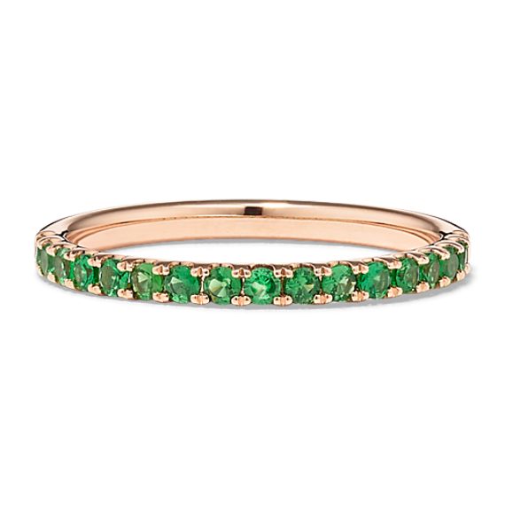 Tsavorite Pave Band