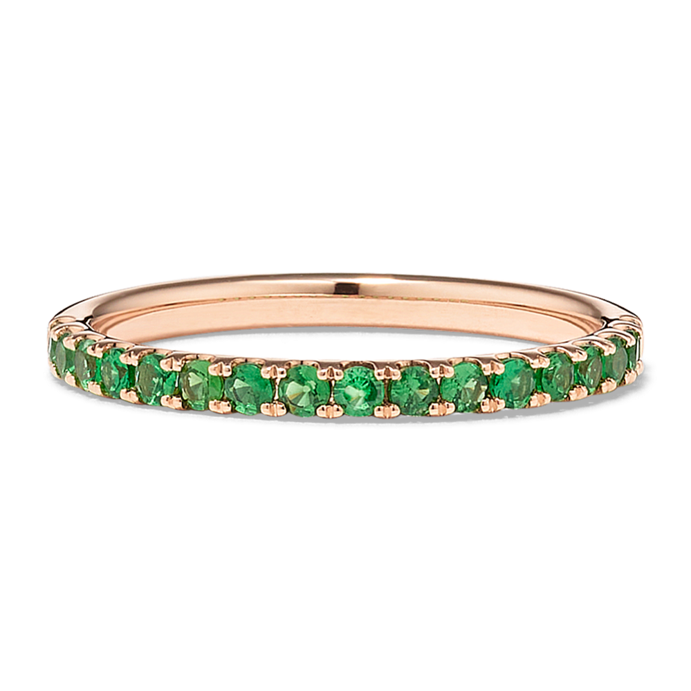 Tsavorite Pave Band