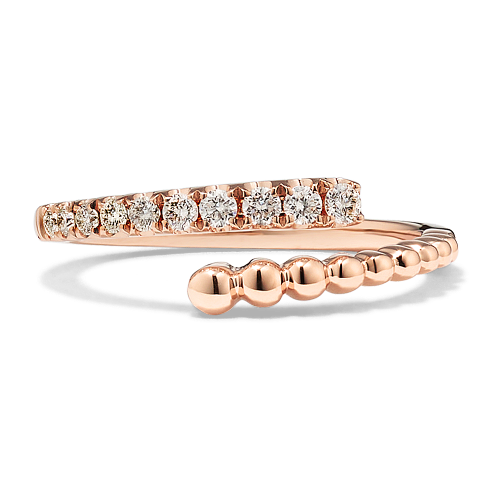 Diamond Pave Bypass Ring