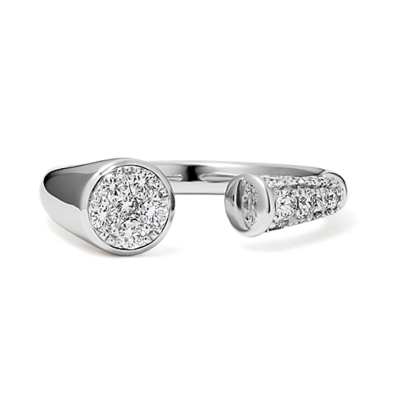 Olena Diamond Open Ring