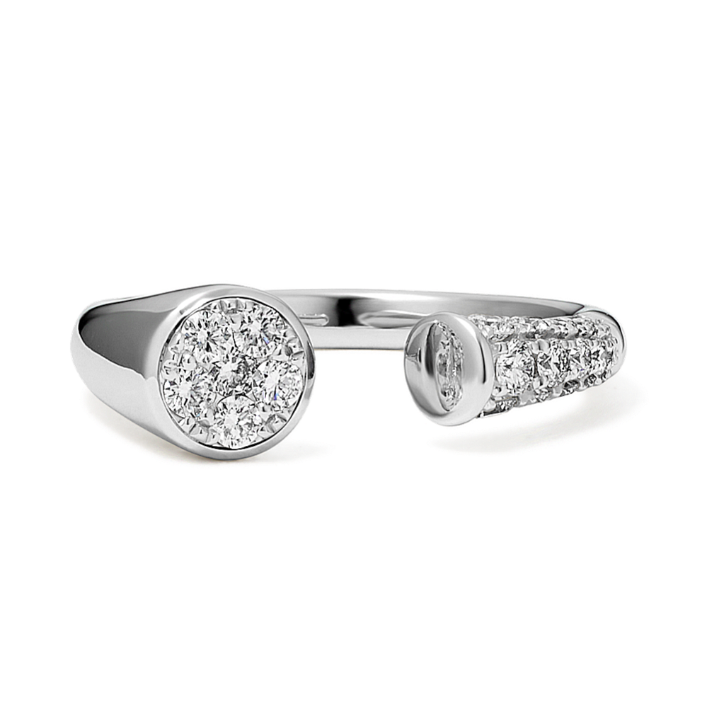 Olena Diamond Open Ring
