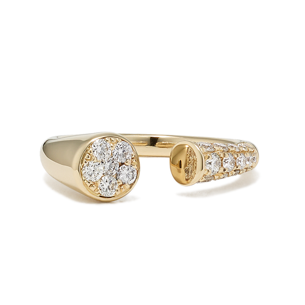 Olena Diamond Open Ring