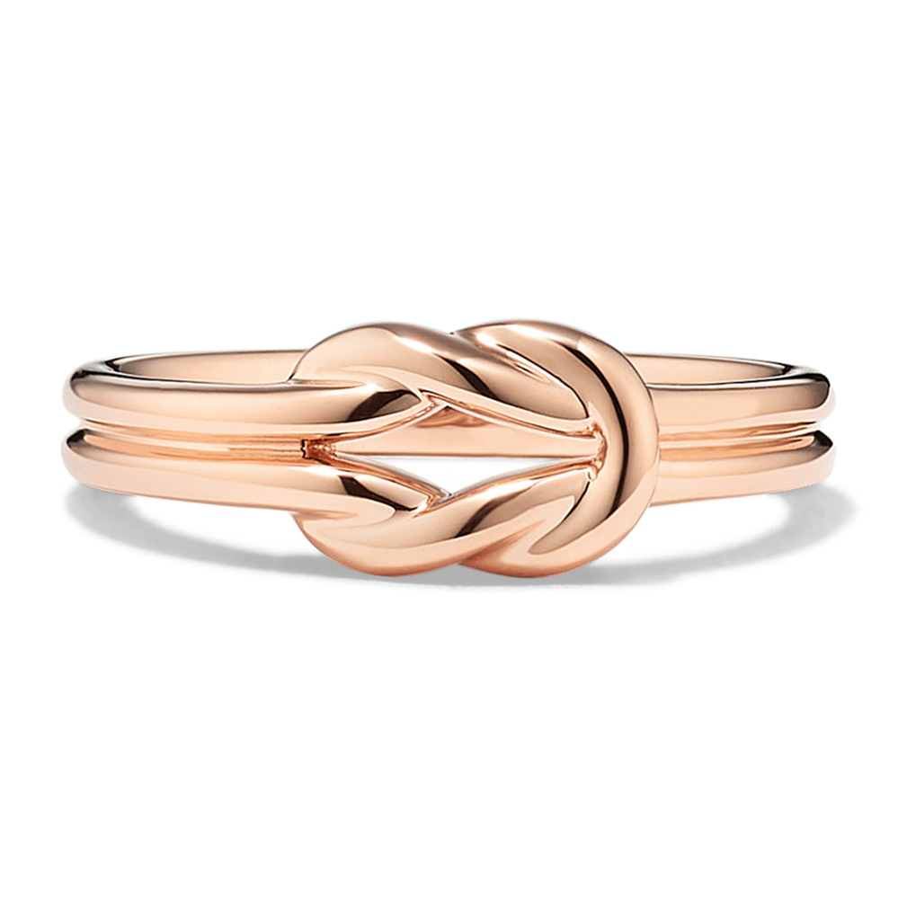 14K Rose Gold Knot Ring