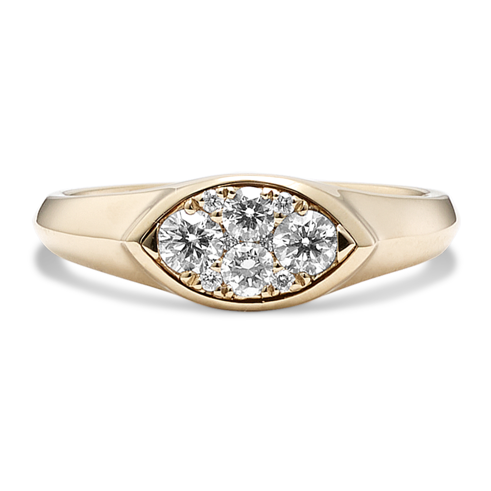 Elysia Marquise Cluster Diamond Ring