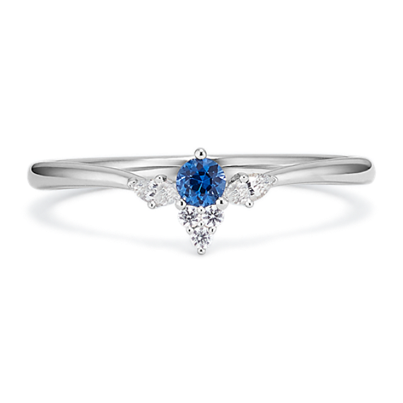 Aviana Kentucky Blue & White Sapphire Ring