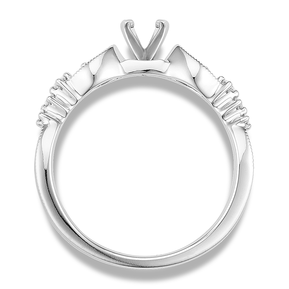 Eyelet Engagement Ring Shane Co.